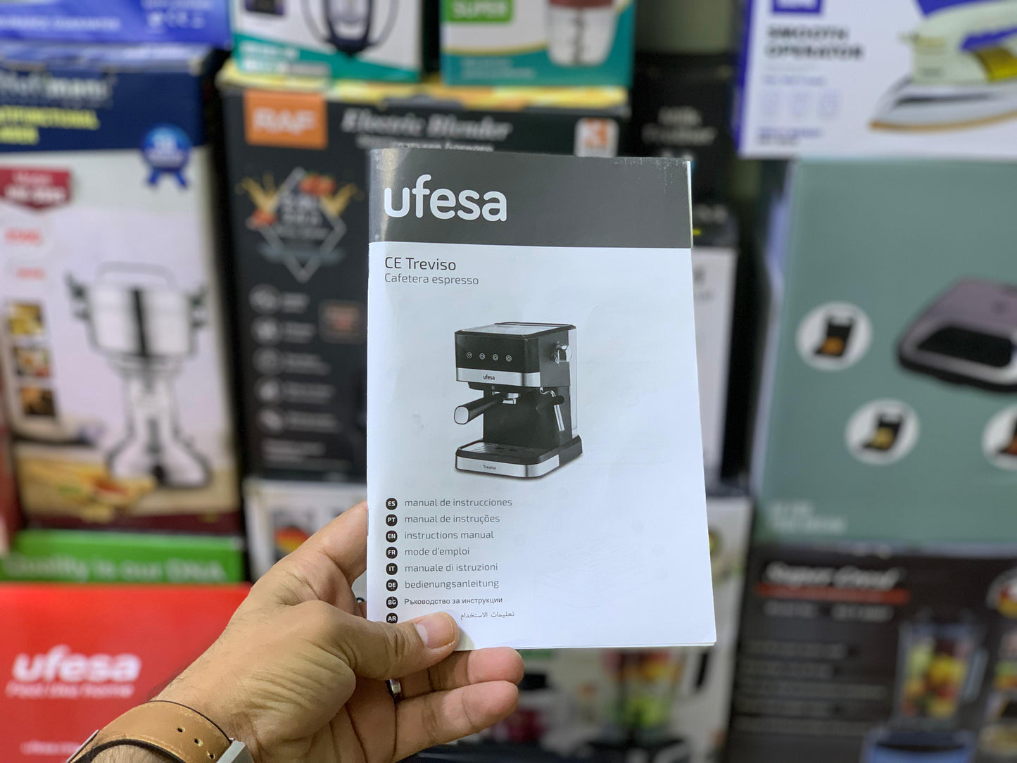 Ufesa Espresso Coffee Maker 20 Bar
