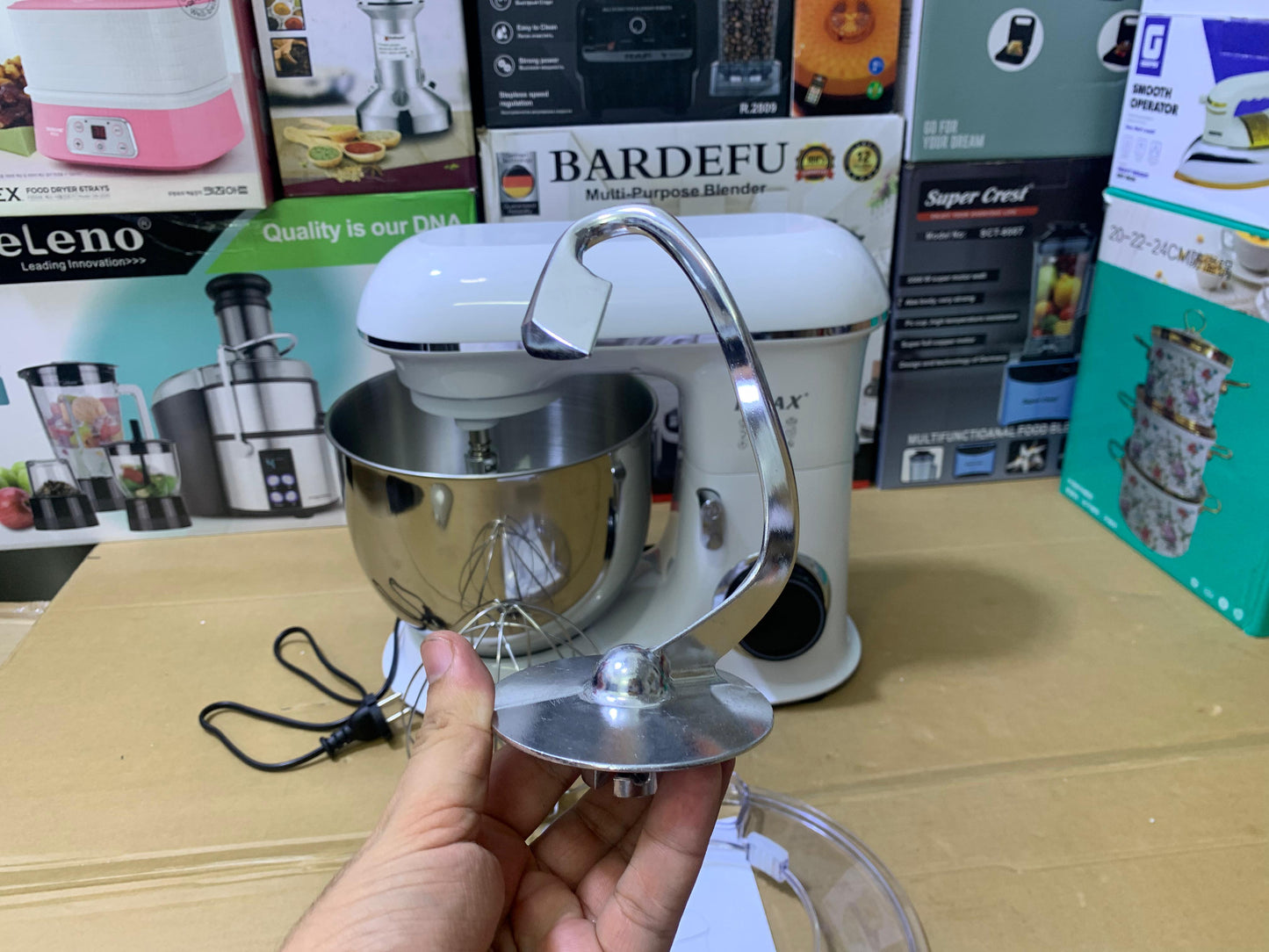 KOLAX's LED Stand Mixer | 2000W|7.8L bowl capacity
