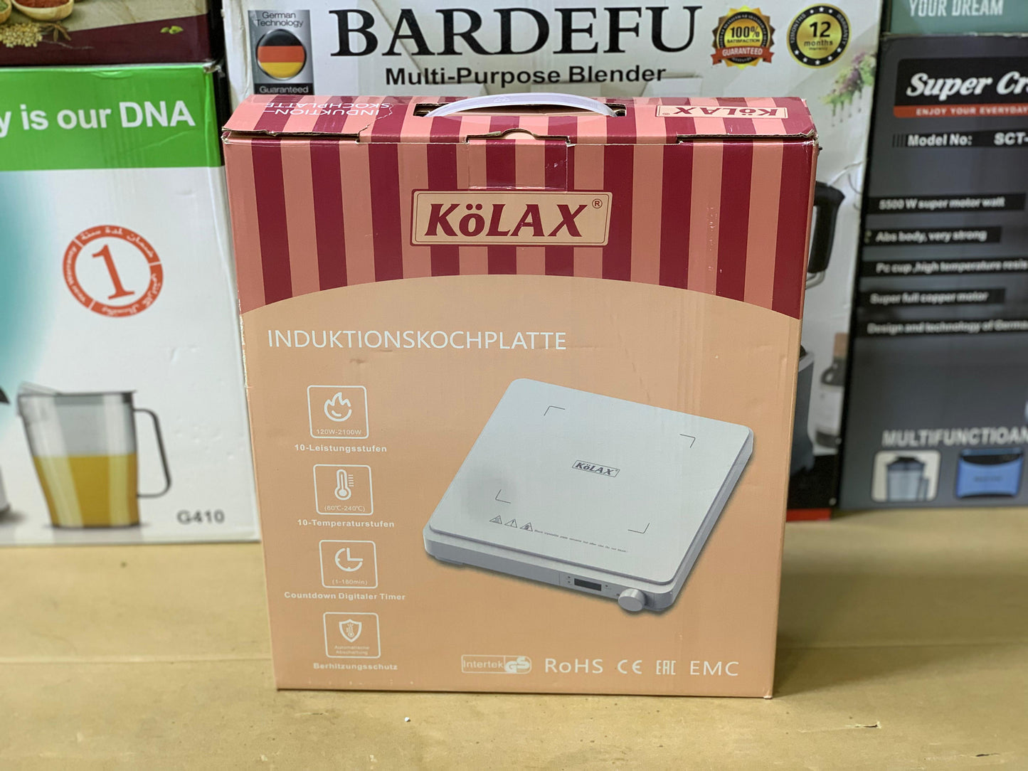 Original Germany Kolax Induction Electric Cooker Power Consumption 120W-2100W