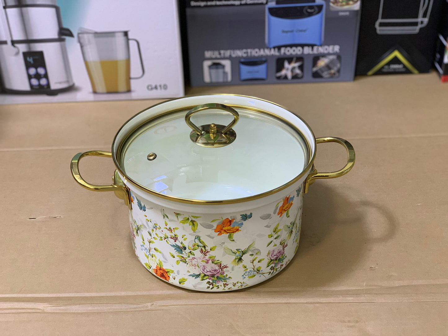 Enamel Cookware Sets 6 Pieces Elegant Design