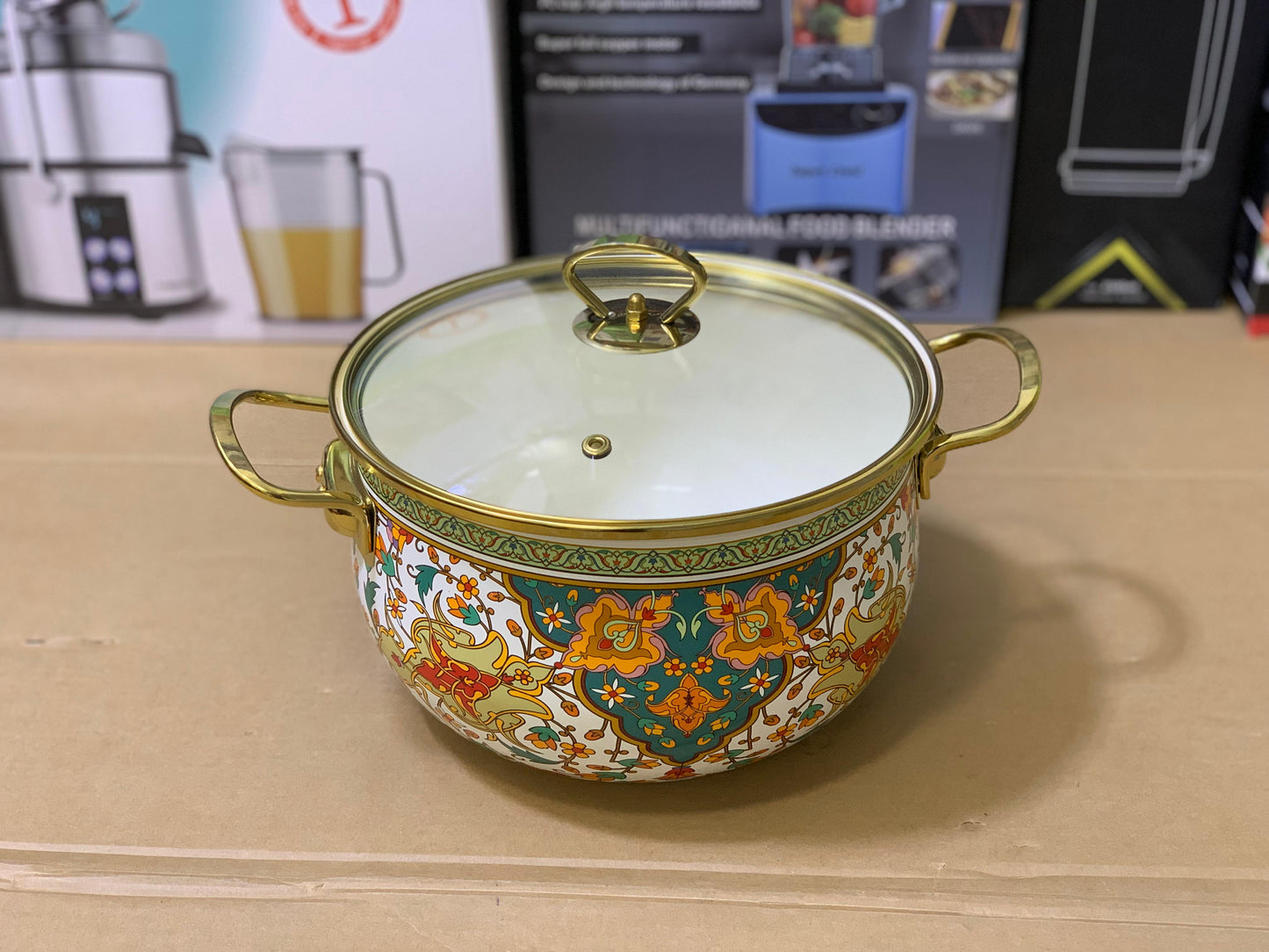 Non Stick Enamel Coating Cookware Set 10 Pieces
