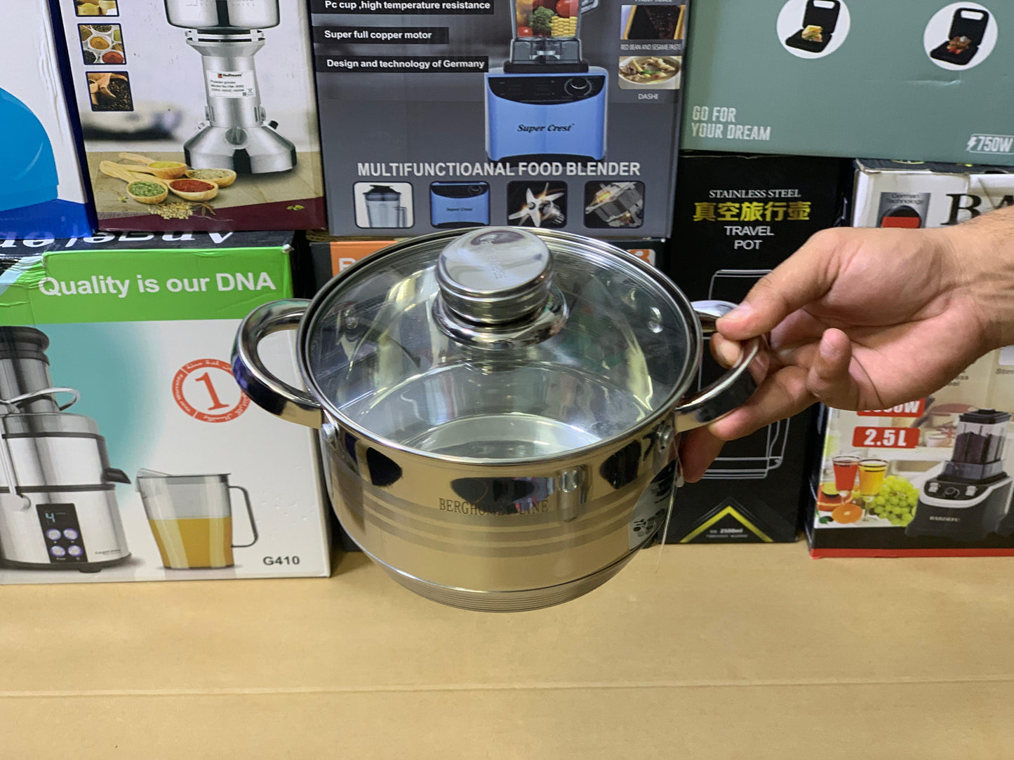 Berghome Line 16 Pcs Cookware Set Stainless steel