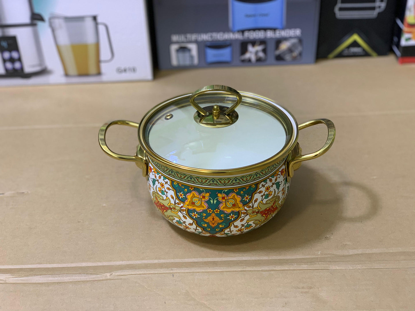 Non Stick Enamel Coating Cookware Set 10 Pieces