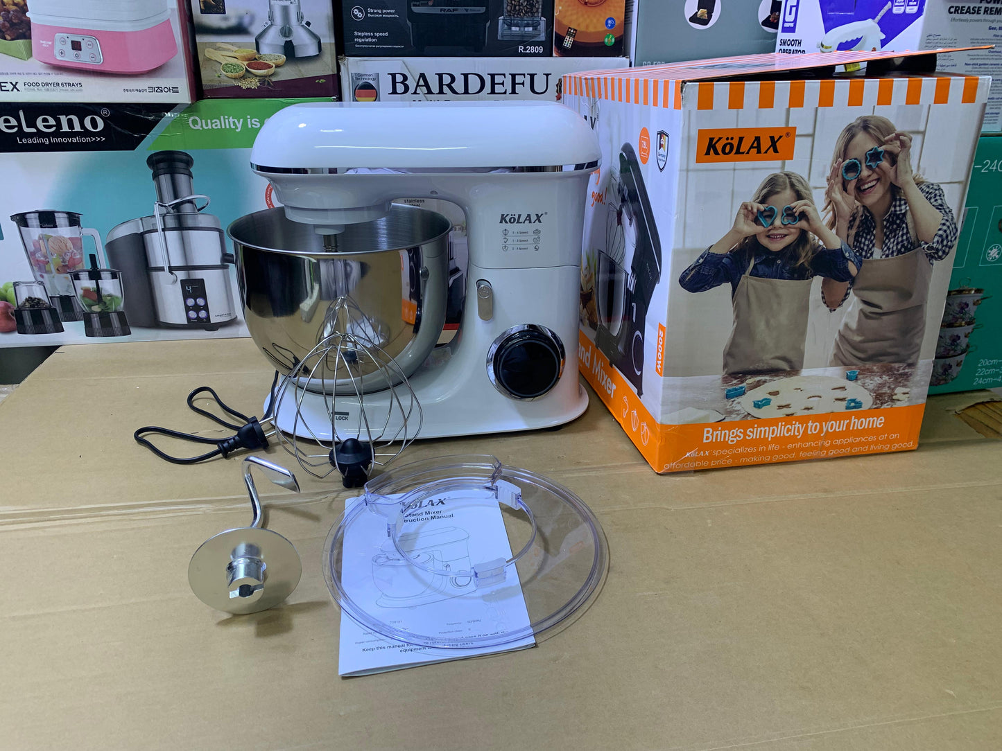KOLAX's LED Stand Mixer | 2000W|7.8L bowl capacity