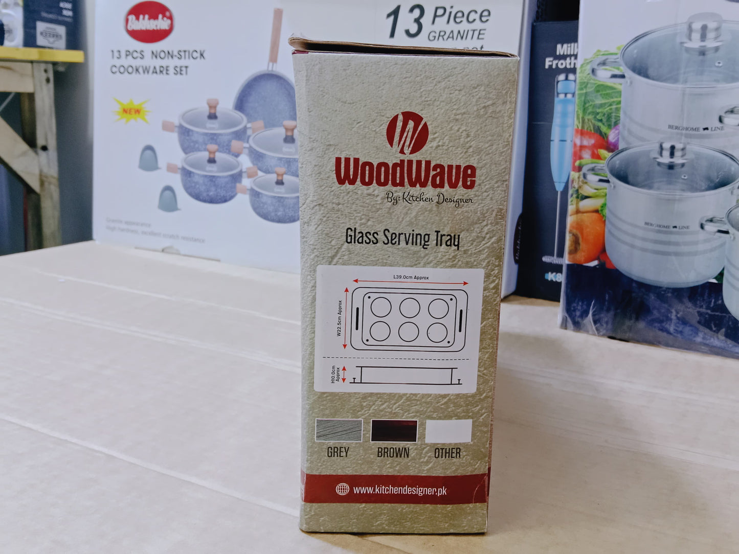 Kitchen Glass Serving Tray