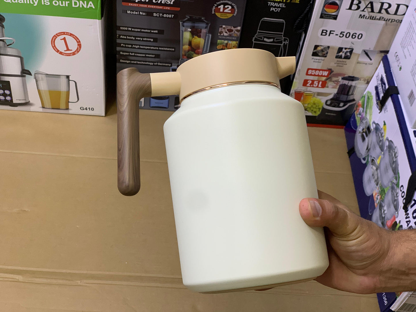 D-Kadi Tea and Coffee Thermos SUS 304 Stainless Steel Model 9096 1900ml