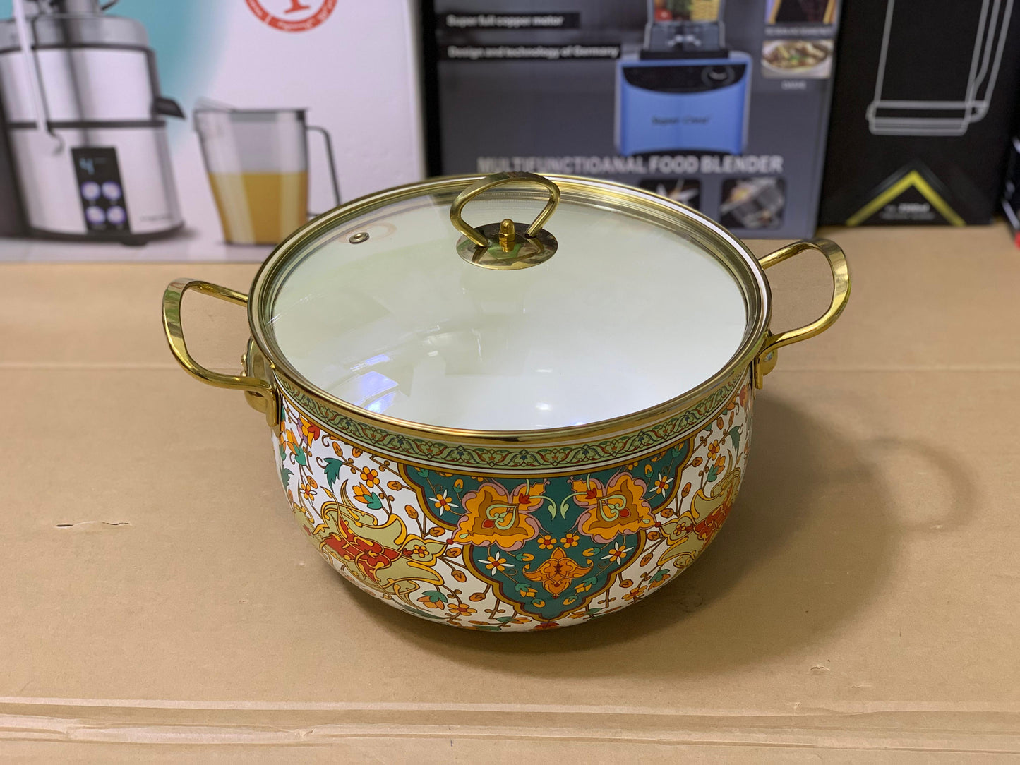 Non Stick Enamel Coating Cookware Set 10 Pieces