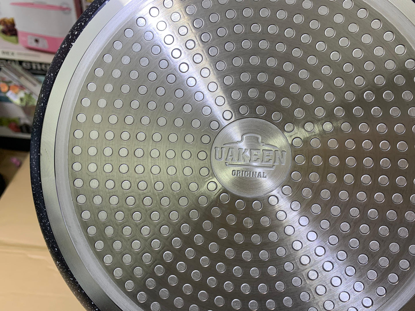 UAKEEN Germany Forged Frying Pan Granite Coating Flat Surface