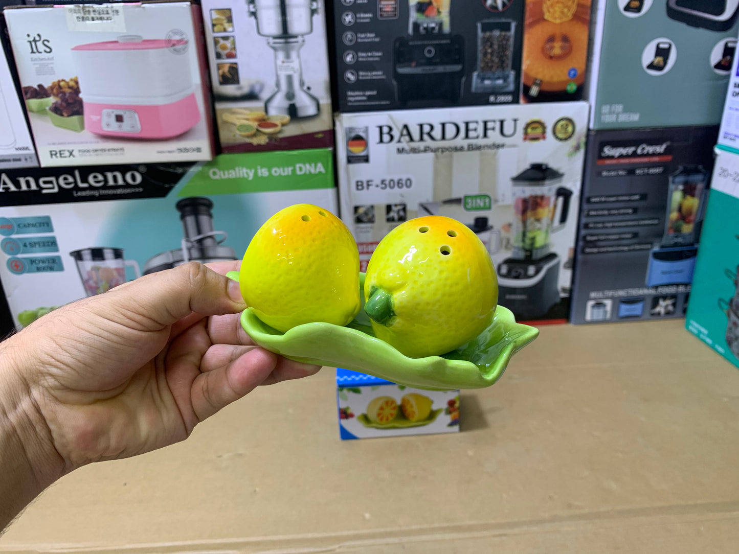 Salt and Pepper Organizera Lemon desing