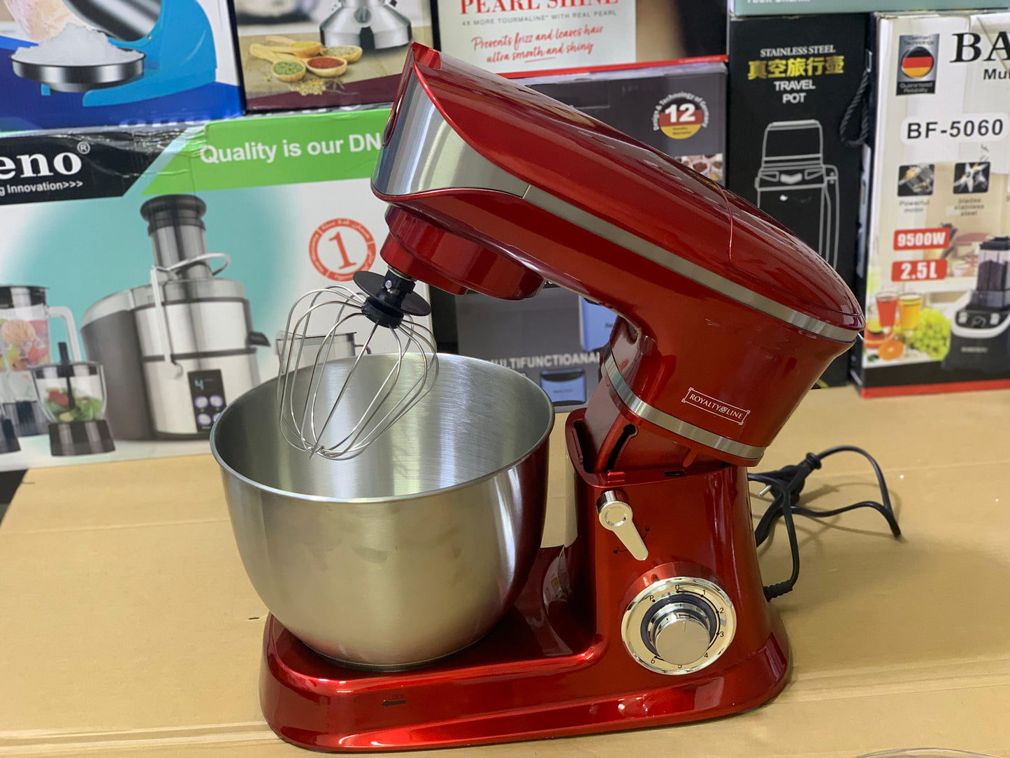 Royalty Line Power Kitchen Machine 3 in 1 6.5 and 1900 watt Standmixer, Meat chopper and Blender