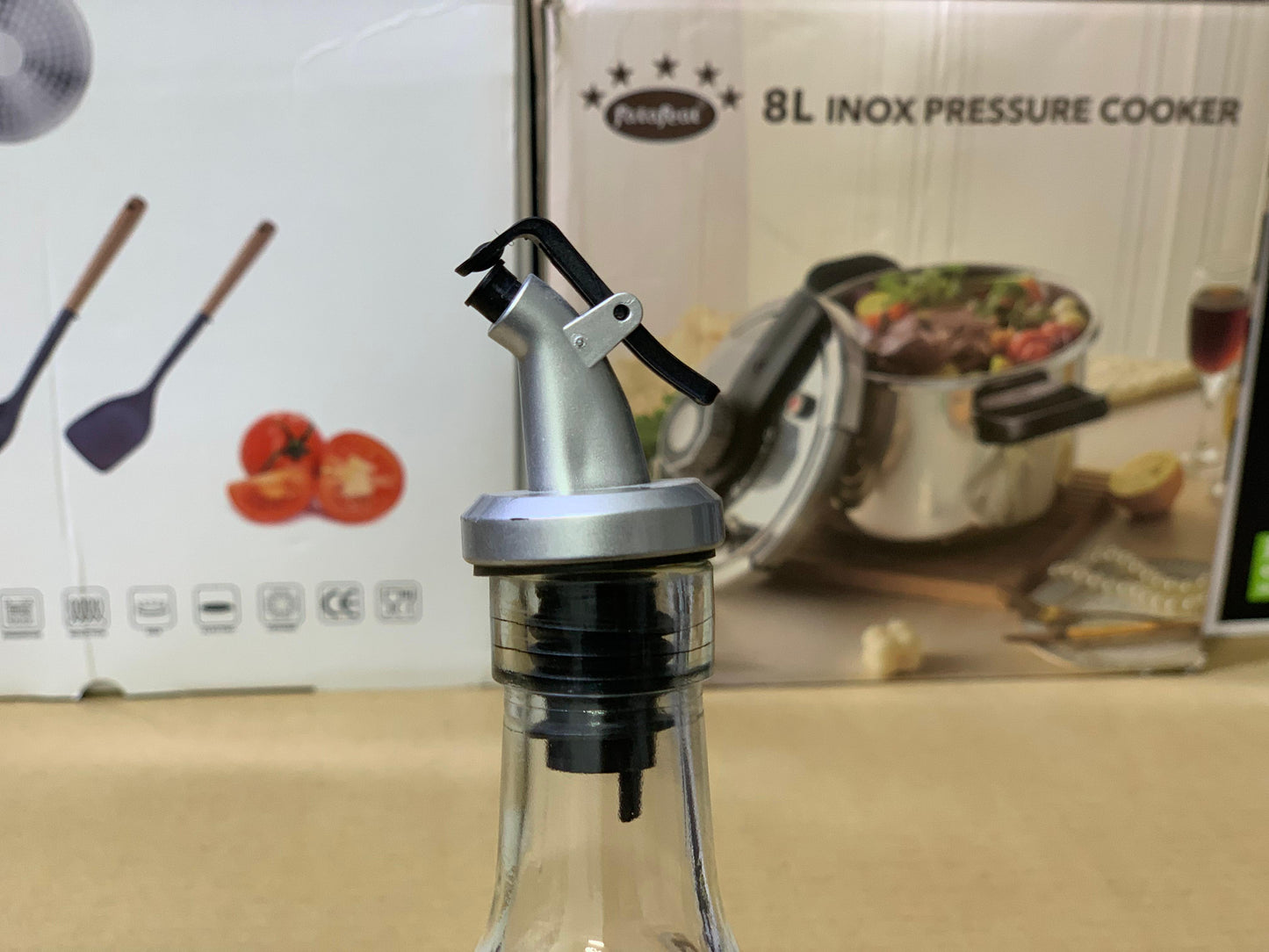 Kitchen Oil Organizer bottles 2 in 1