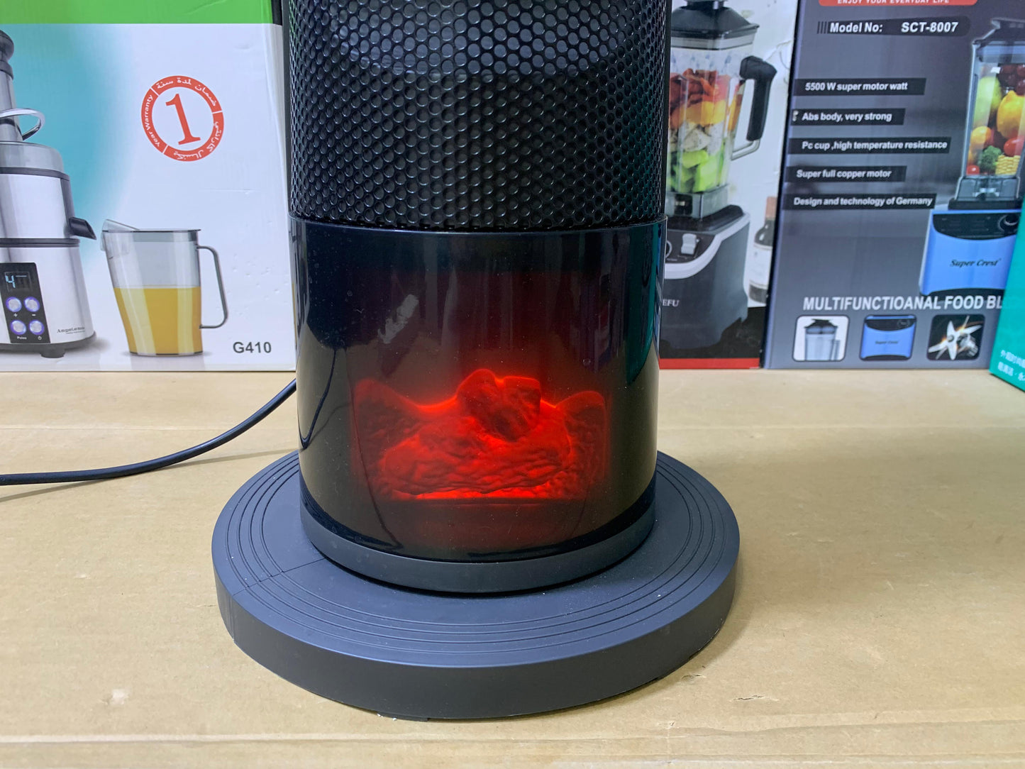 Remote Control Rotating Electric Heater with humidifier 2000W