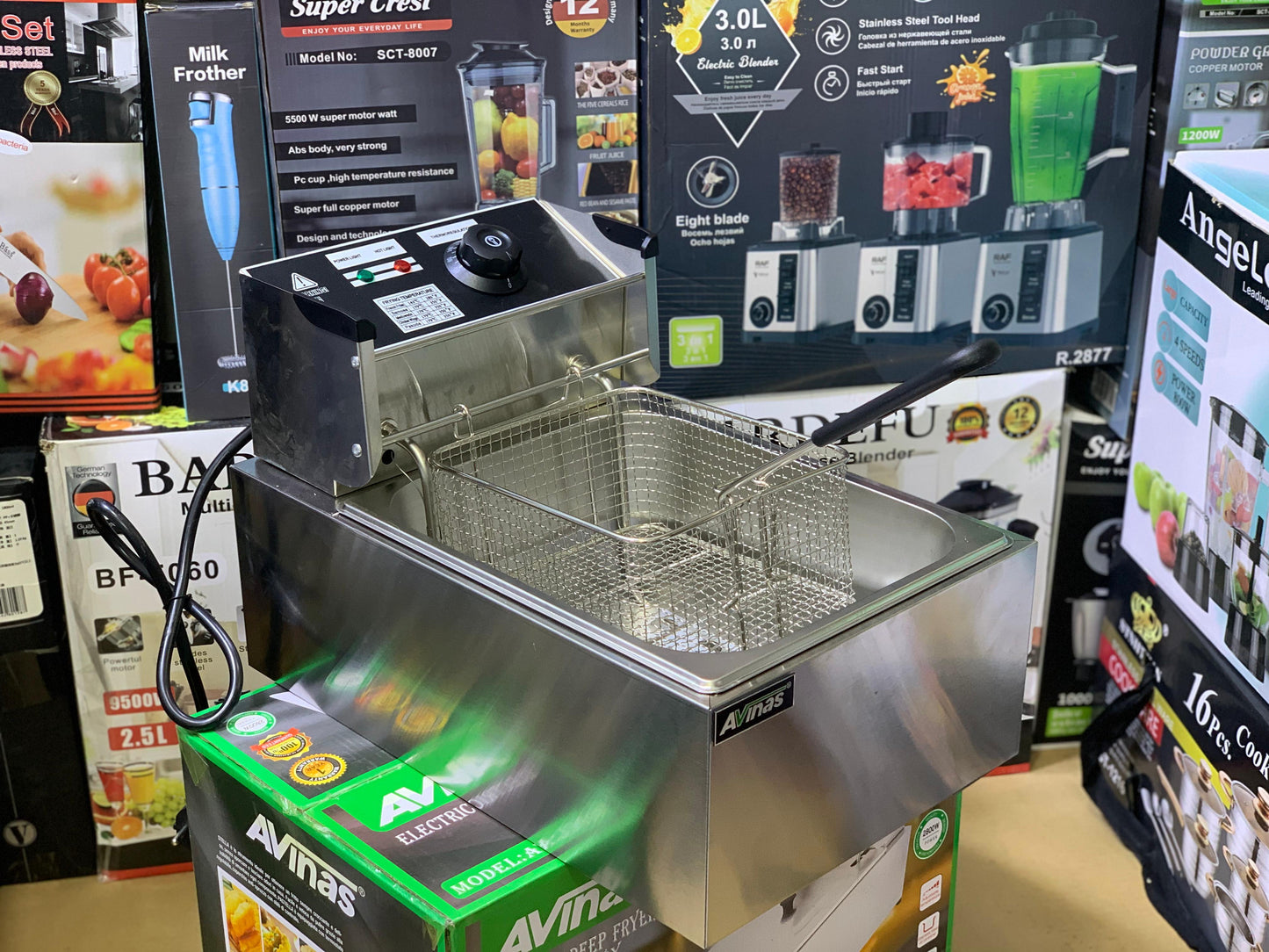 AVINAS ELECTRIC DEEP FRYER| MODEL: AV-668Y