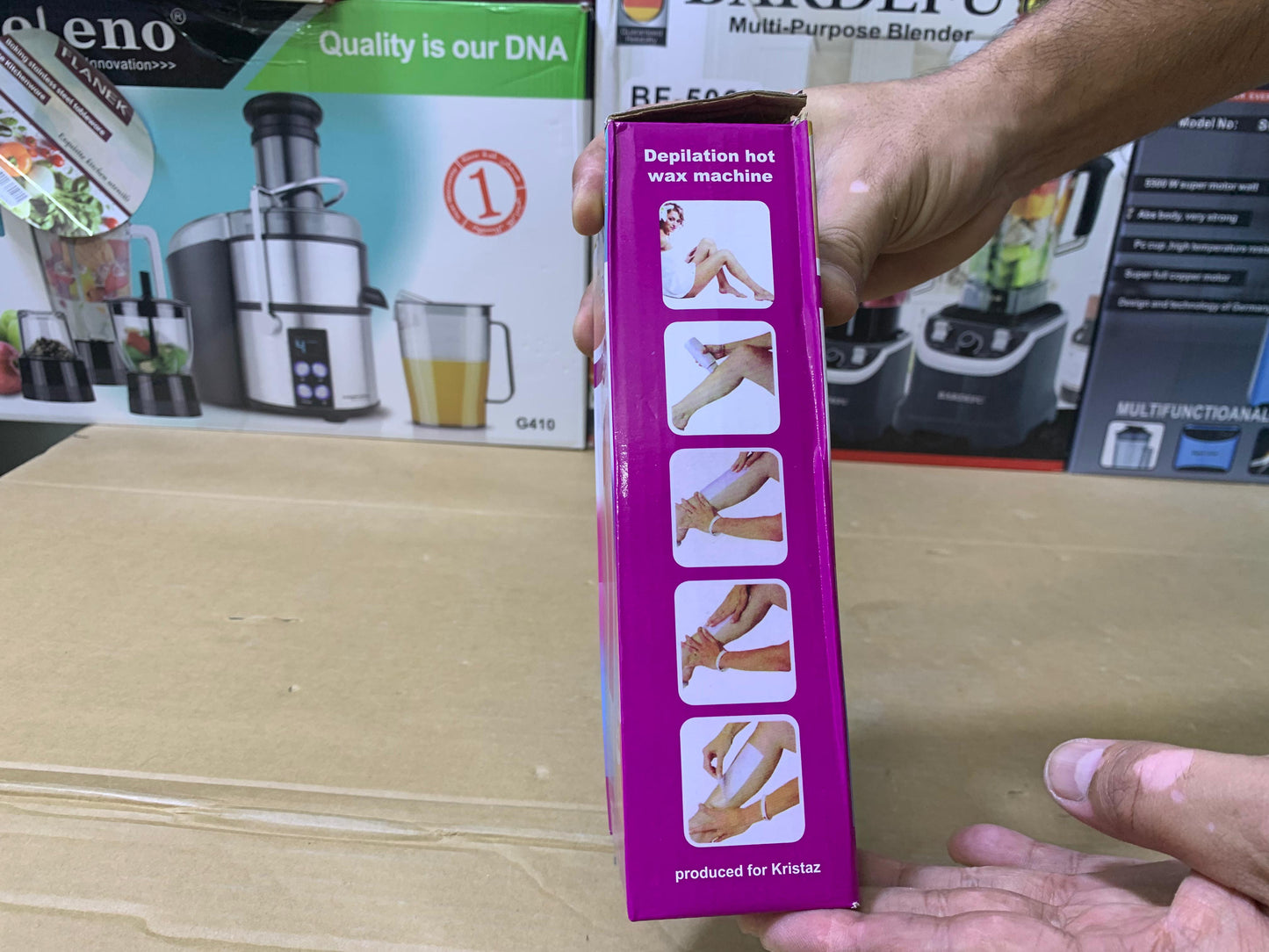 Depilation Hot Wax Machine 3 in 1 Refillable