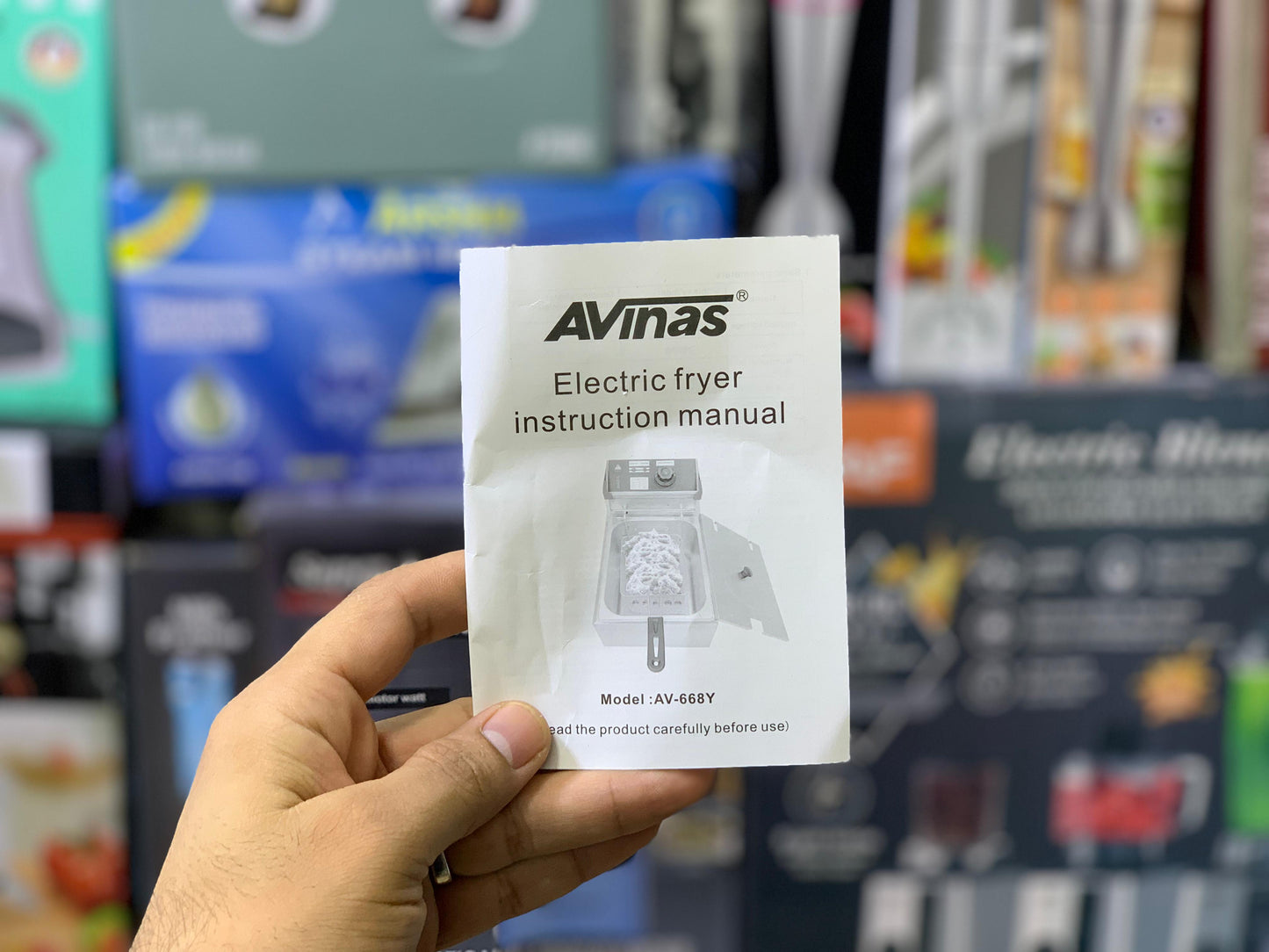 AVINAS ELECTRIC DEEP FRYER| MODEL: AV-668Y