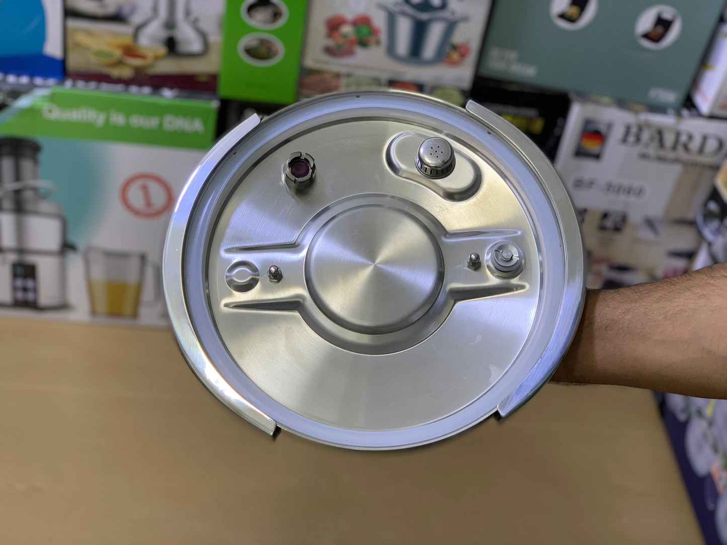 Kolax Pressure Cooker 6L and Stainless Steel 18/10 Capsule bottom