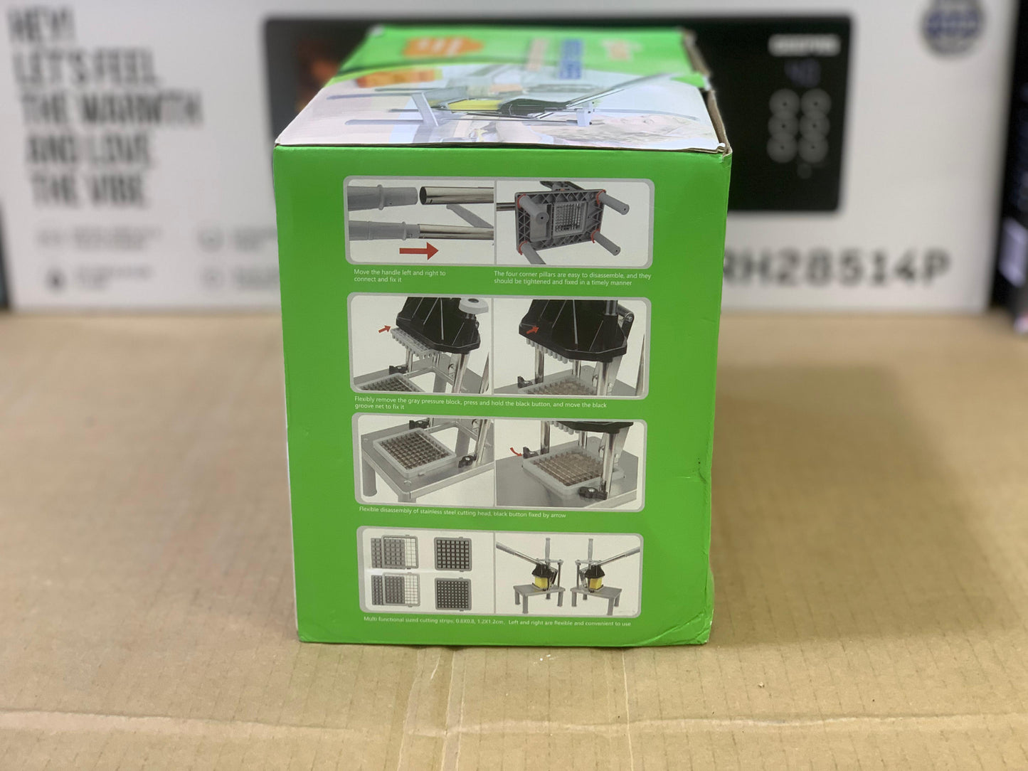 Potato Cutter Manually Stainless Steel blades and high Quality