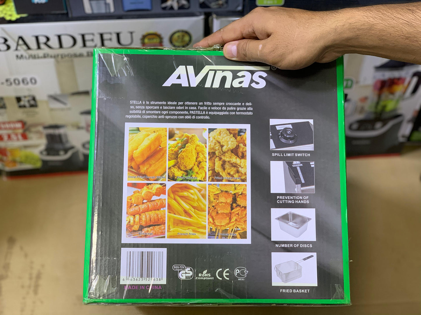 AVINAS ELECTRIC DEEP FRYER| MODEL: AV-668Y