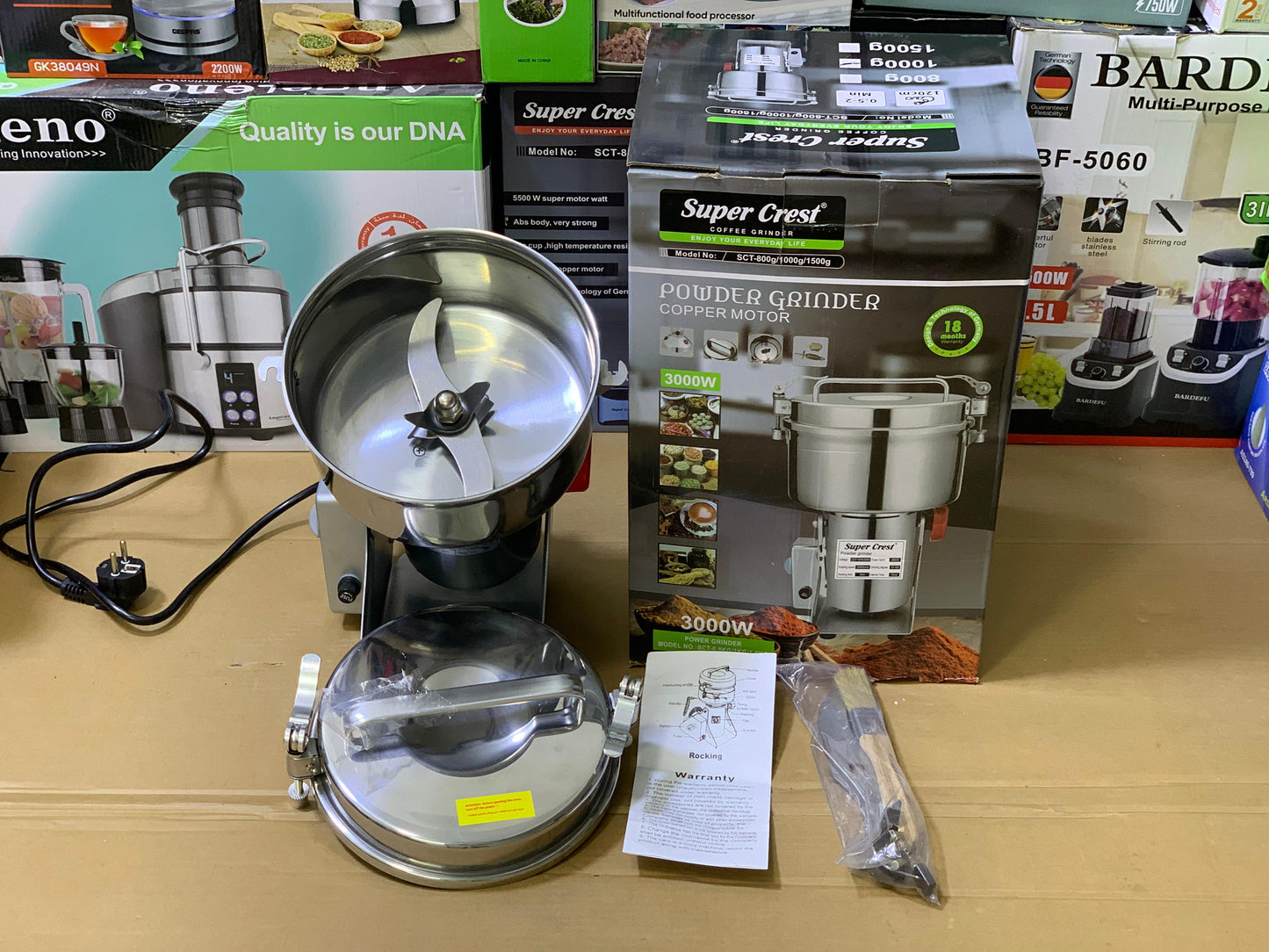 Super crest spice 🌶 grinders Stainless Steel and Full Copper Motor