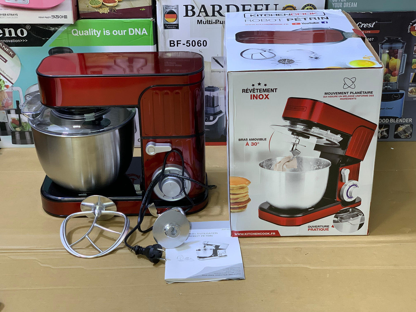 France Imported KitchenCook Stand Mixer Ata Mixer 5.5L Bowl