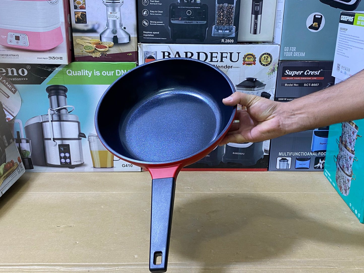 UAKEEN 7 pieces Die-Casting Aluminium Cookware Set|VK-21