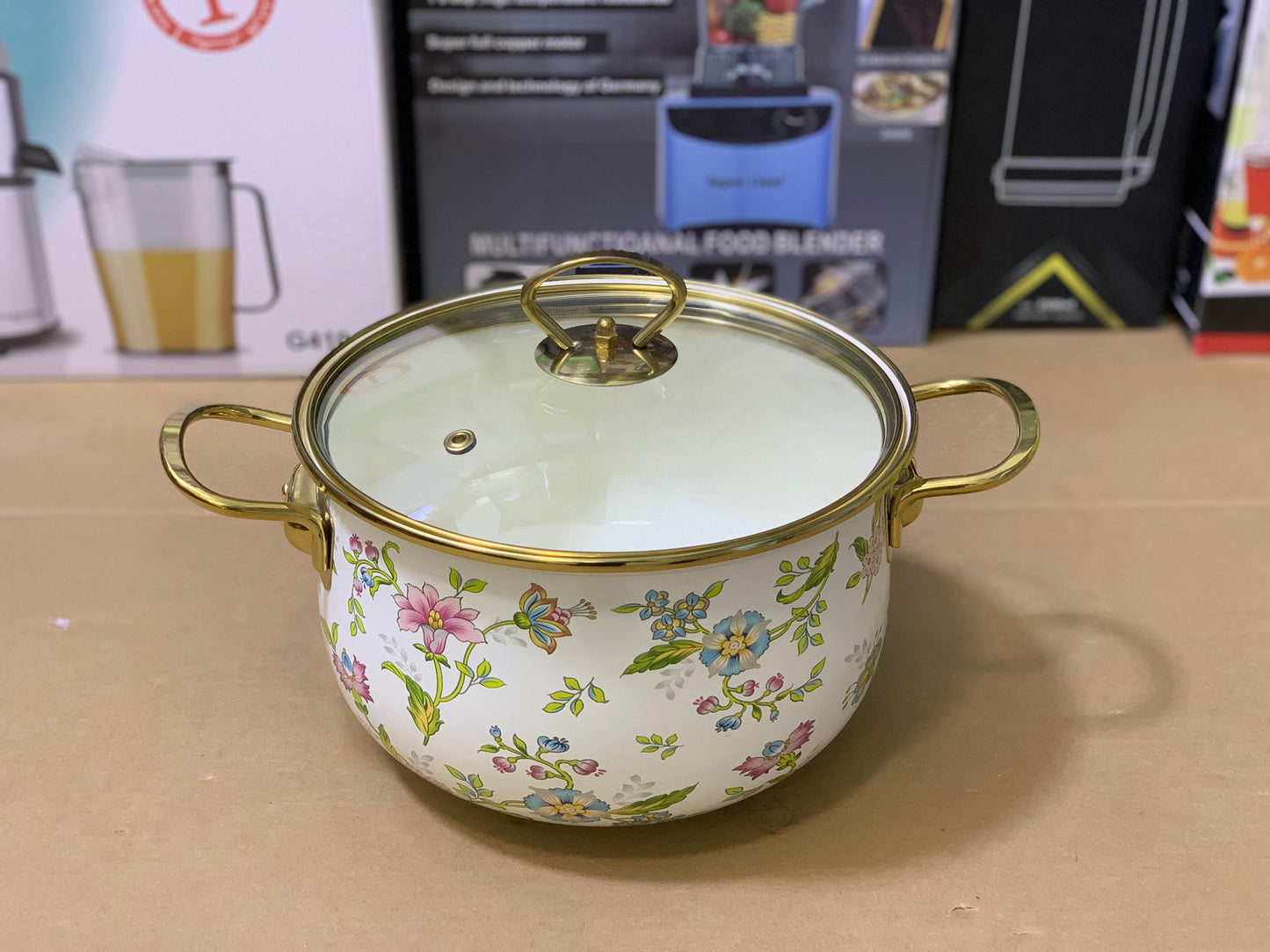 Non Stick Enamel Coating Cookware Set 10 Pieces
