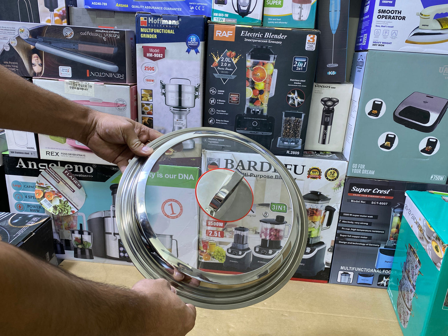 Laser Coating Frying Handi with Solid Handles