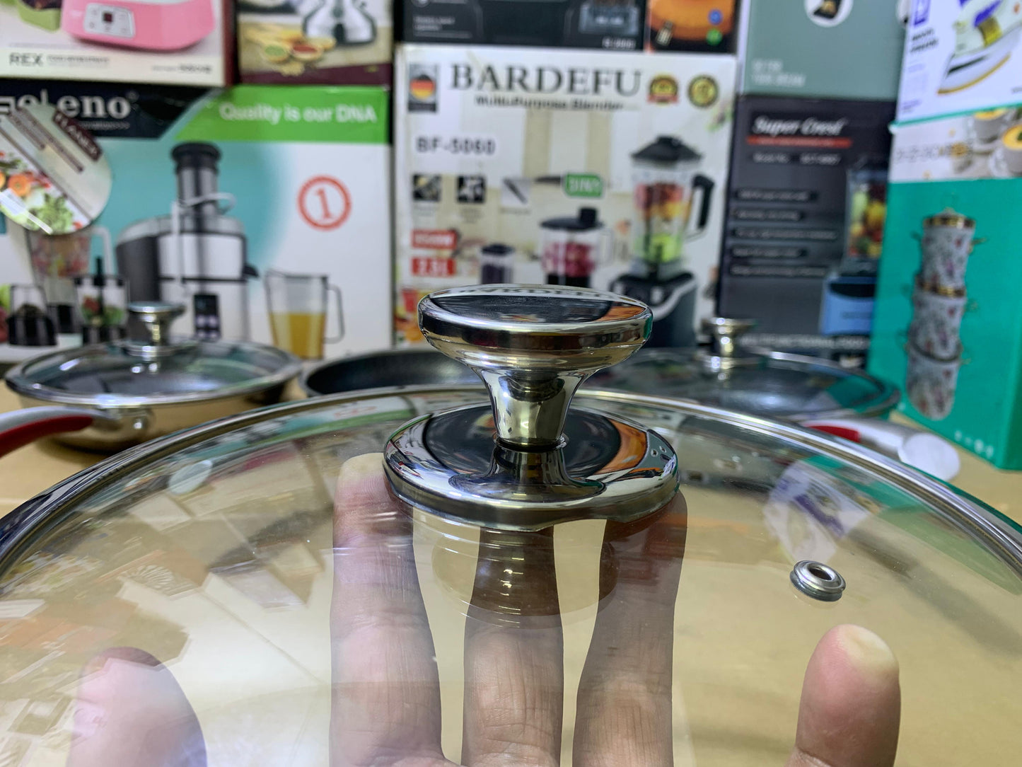 Shallow Skillet Laser Coating Non Stick