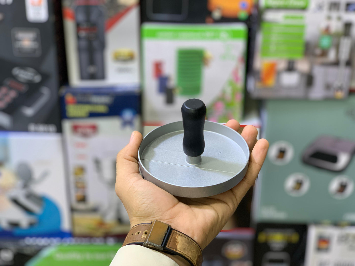 Burger Presser Press Uniform Patties Quickly and Easy Model 508