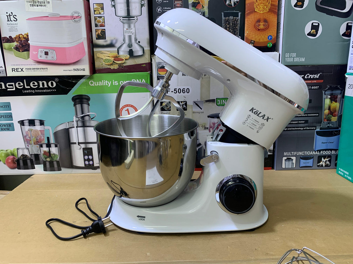 KOLAX's LED Stand Mixer | 2000W|7.8L bowl capacity