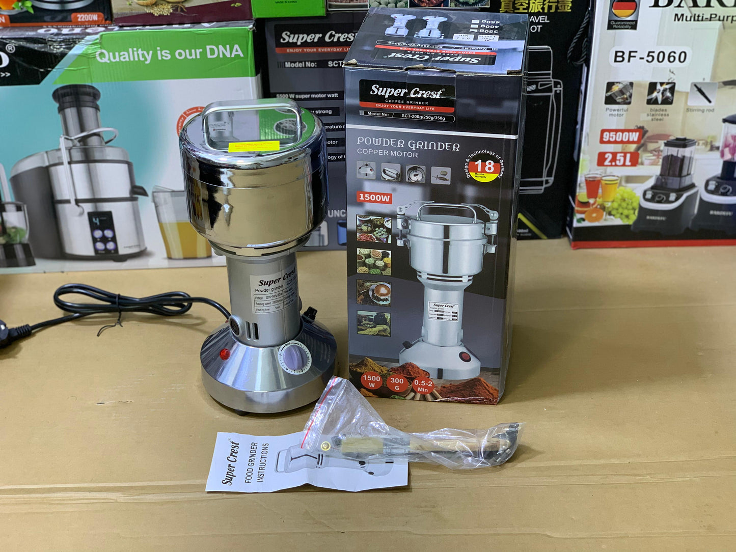Super crest spice 🌶 grinders Stainless Steel and Full Copper Motor