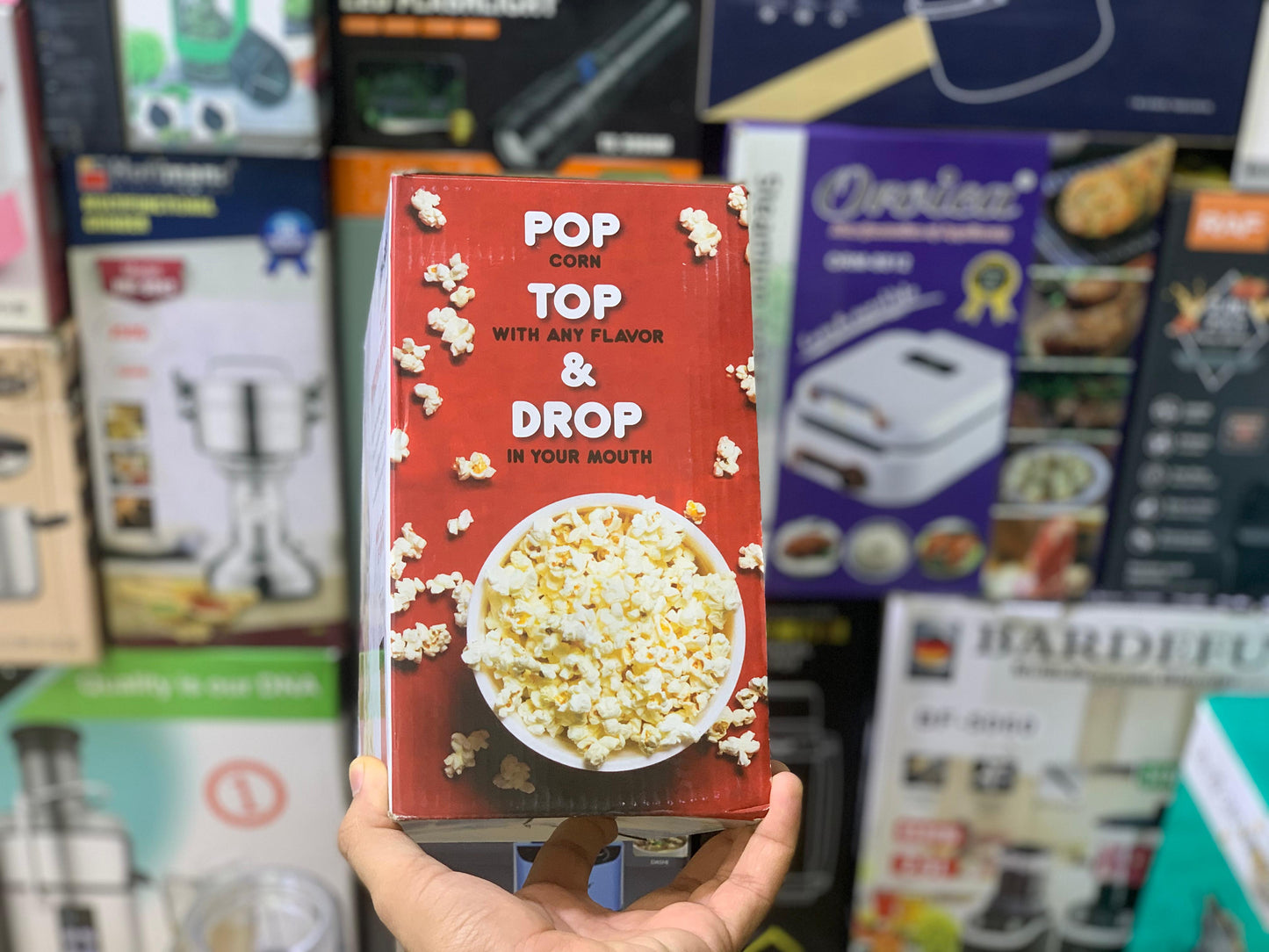 Popocorn Maker Machine RH-588 | Stainless Steel