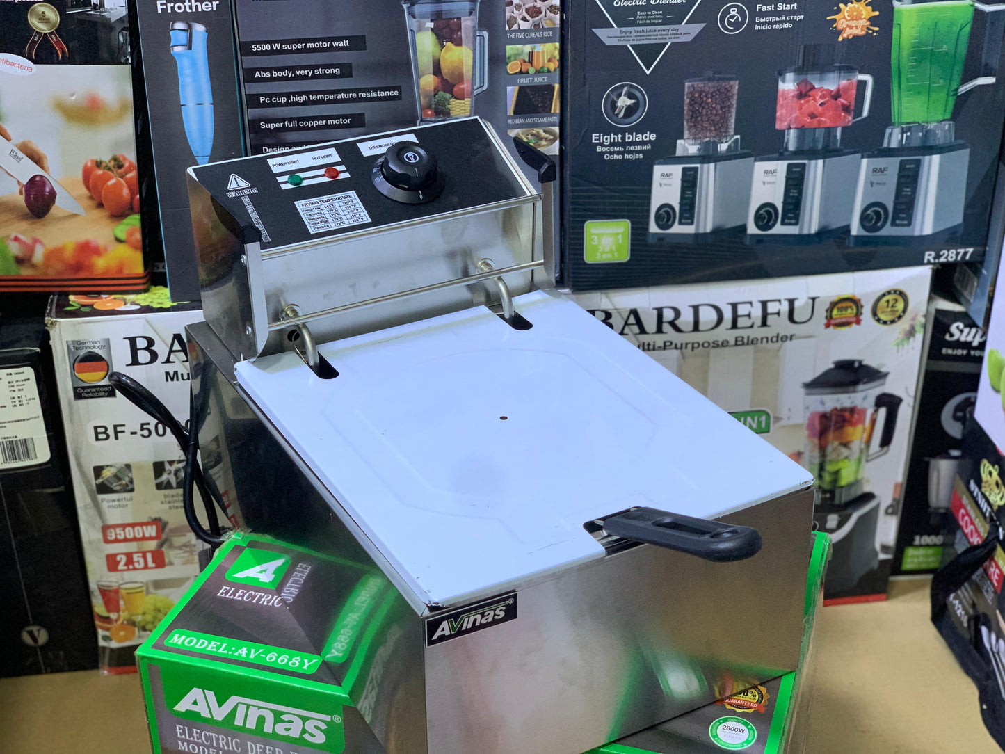 AVINAS ELECTRIC DEEP FRYER| MODEL: AV-668Y