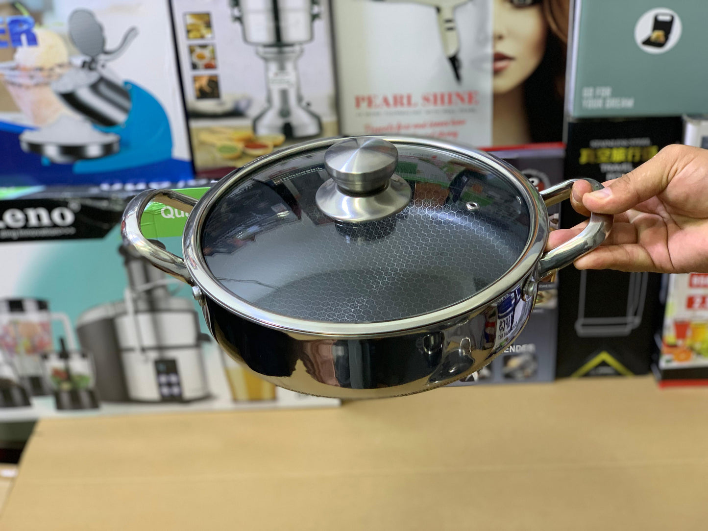 Laser Coating Shallow Casserole Complete Set Pure Non Stick