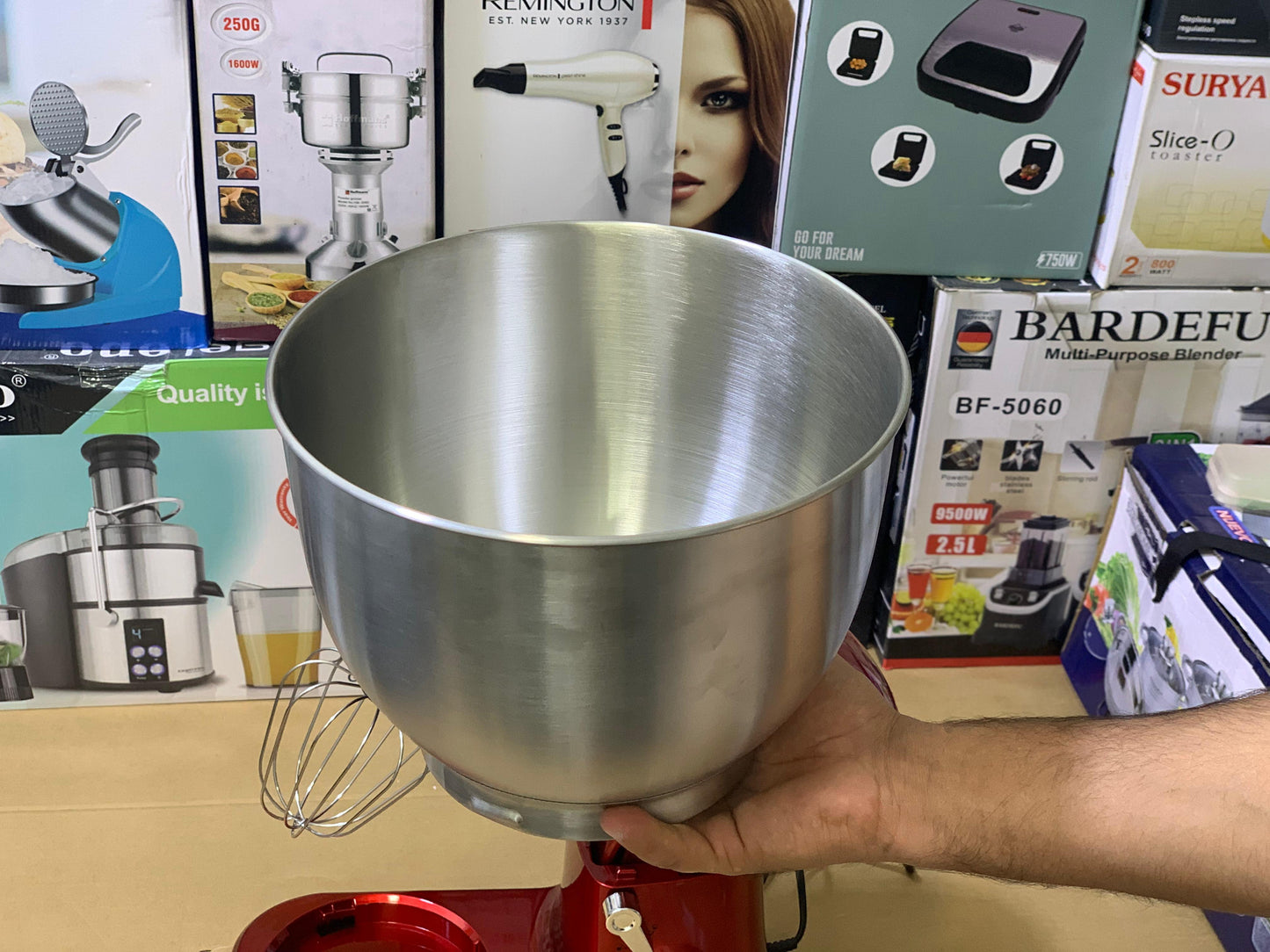 Royalty Line Power Kitchen Machine 3 in 1 6.5 and 1900 watt Standmixer, Meat chopper and Blender