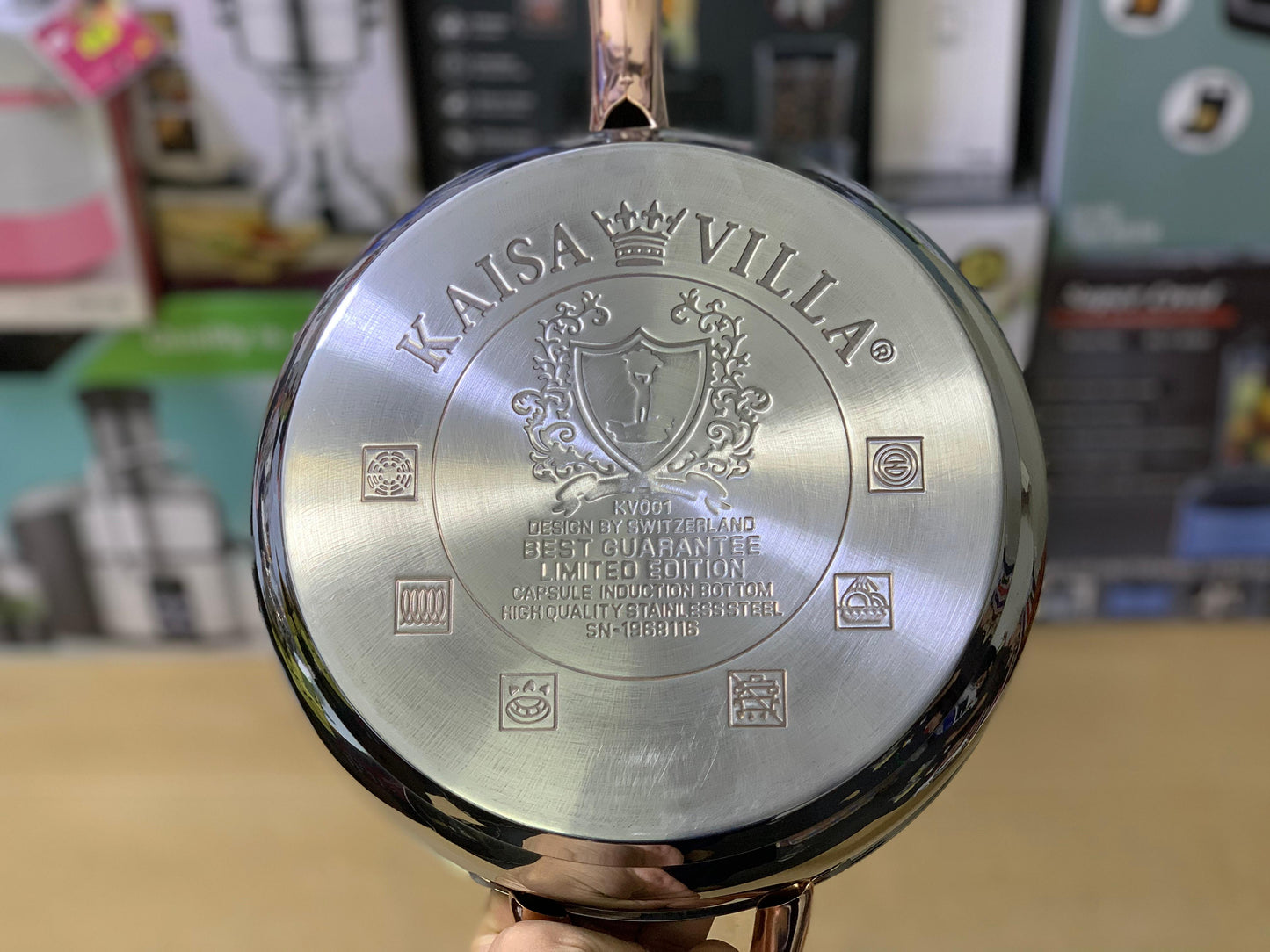 Kaisa Villa 12 Pieces Cookware set Stainless Steel