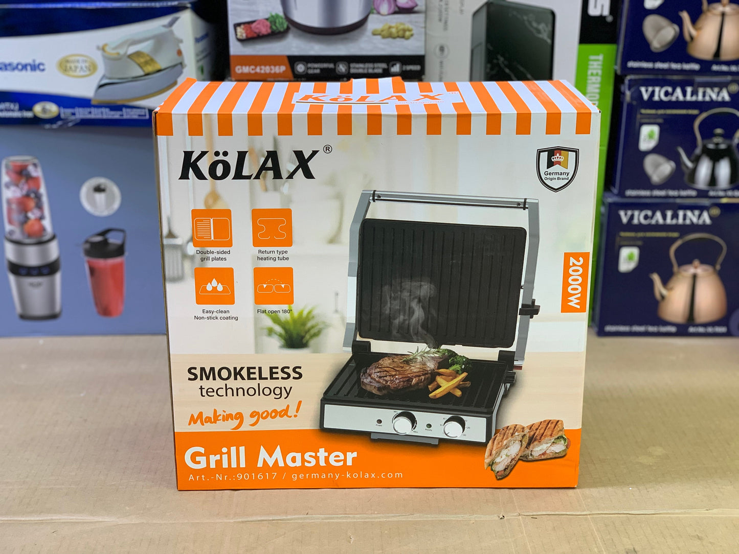 Kolax brand Grill master 2000W | Grill maker Model: 901617