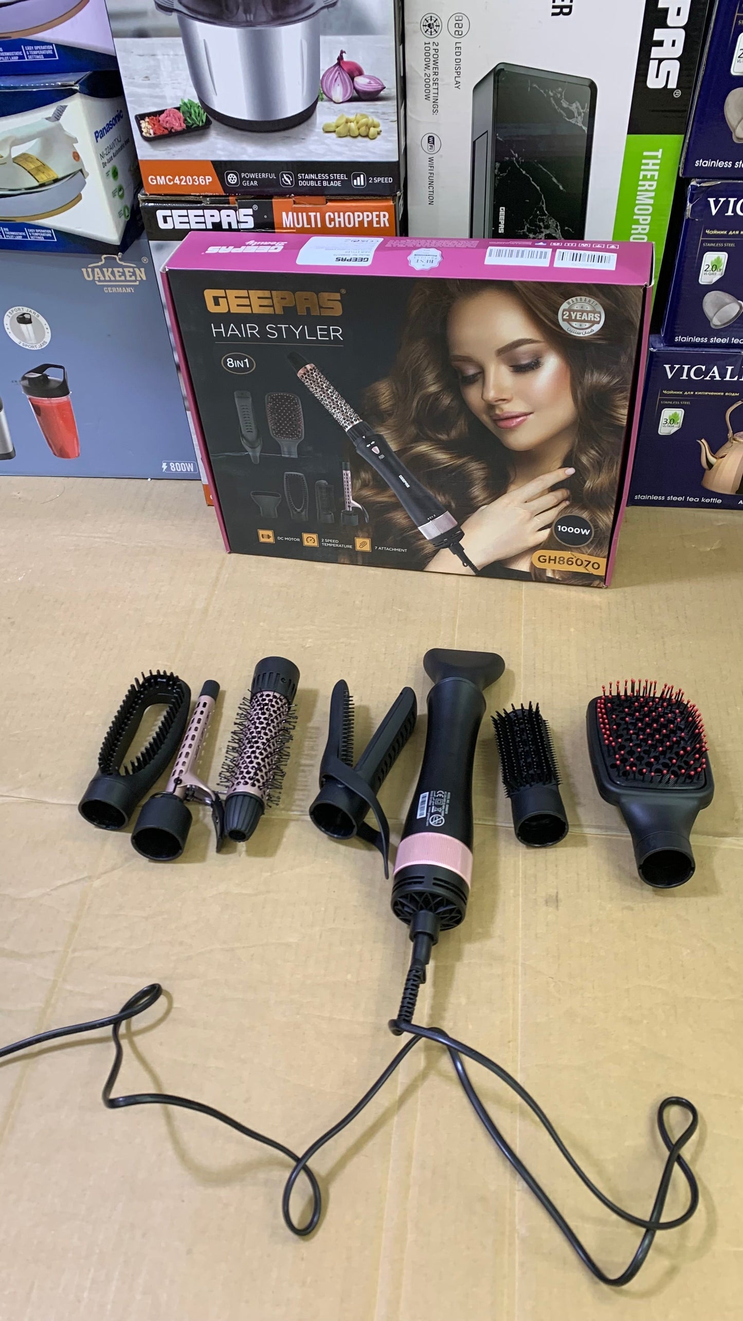 Geepas 8 in 1 Hair styler