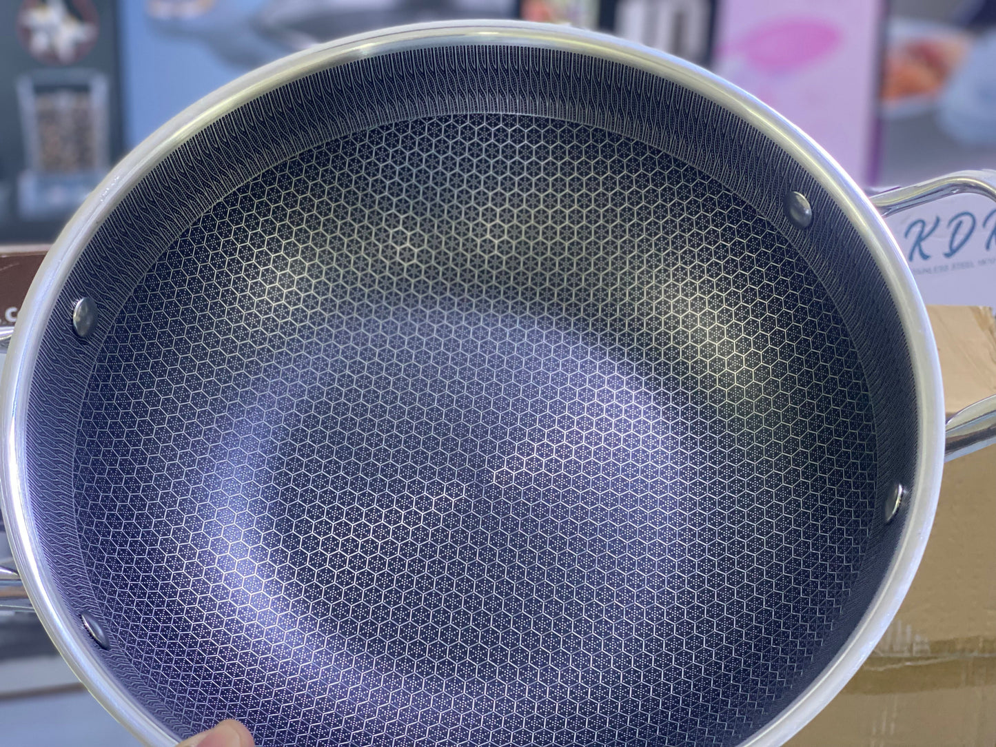 Laser coating Non stick Shallow Handi type 4 pieces