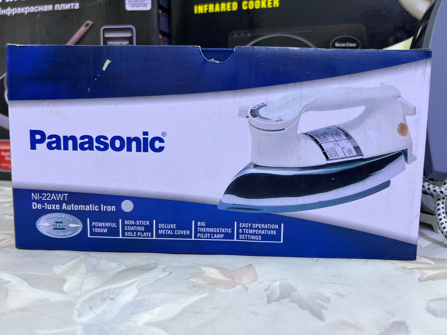 Panasonic Dry Iron : De-Luxe Automatic Iron 1000w
