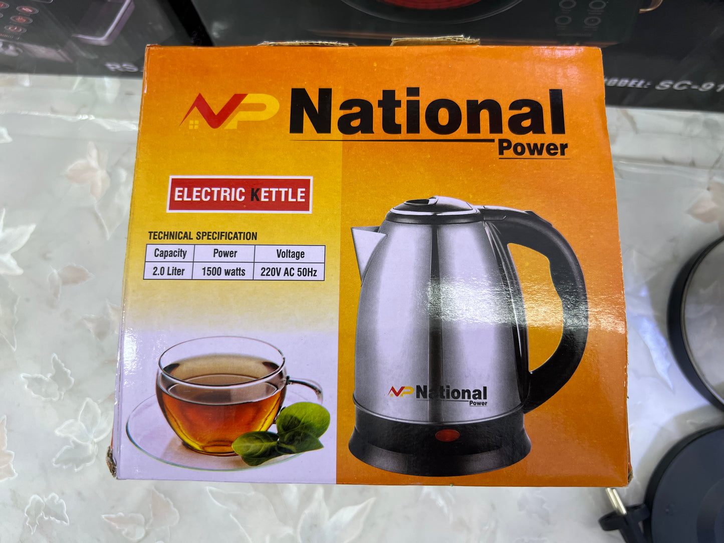 National Electric Kettle 2L 1500W