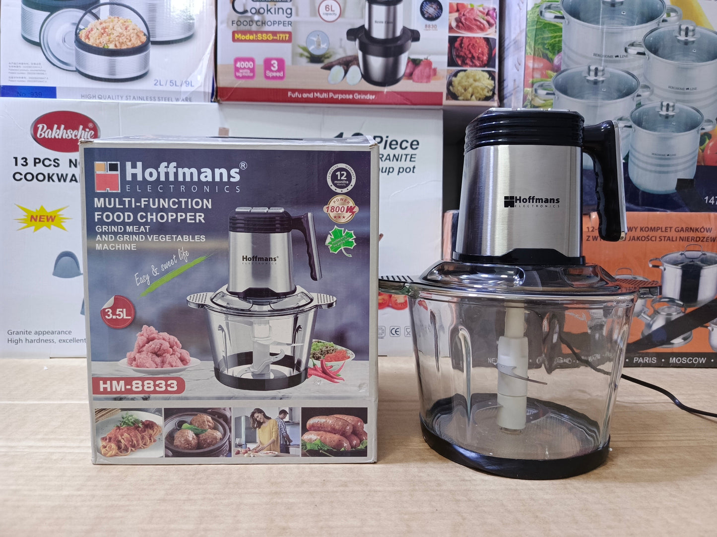 Hoffmans Meat Chopper 3.5L and 1800w