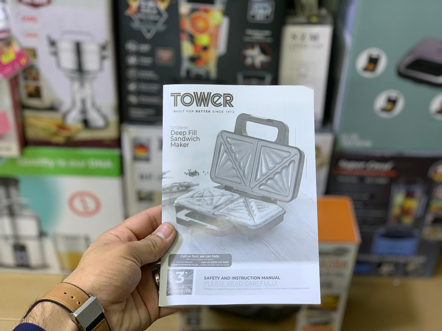 Sandwich Maker Of Tower Brand