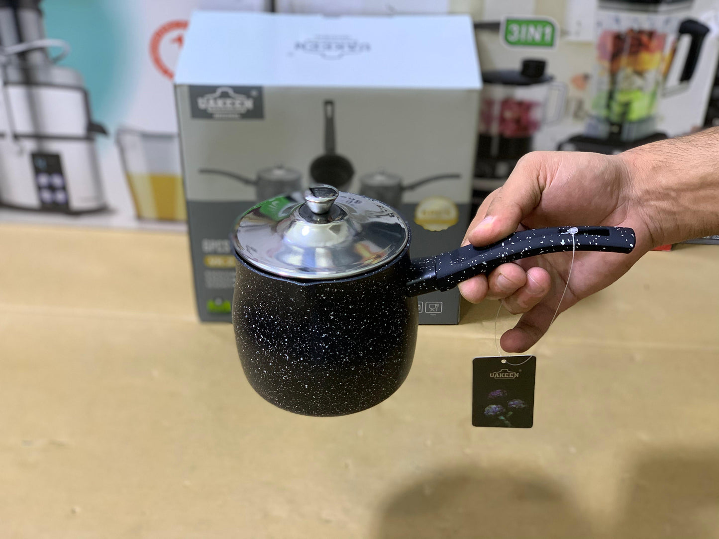 UAKEEN 3 Pieces Sauce Pans set vk-23