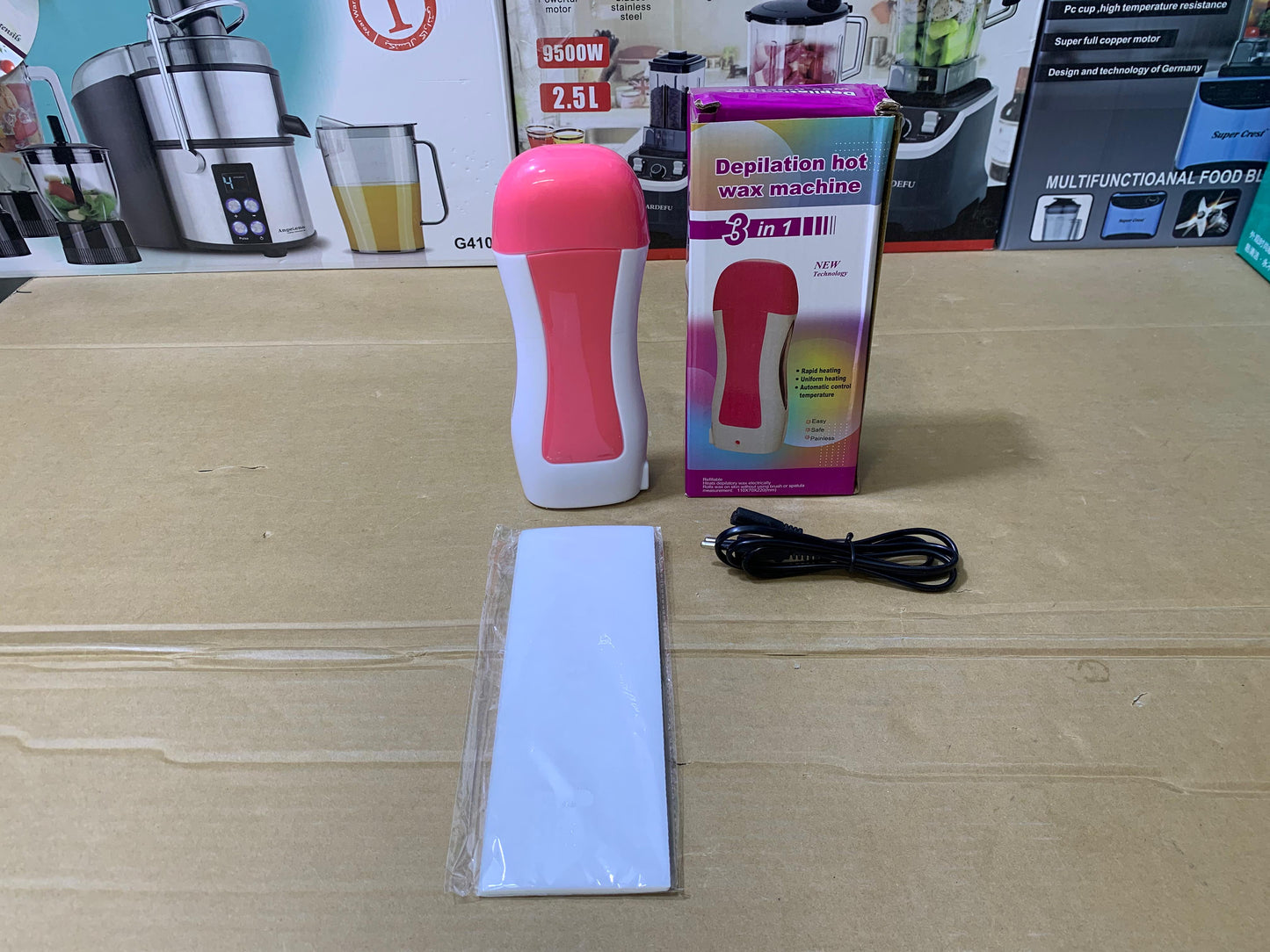 Depilation Hot Wax Machine 3 in 1 Refillable