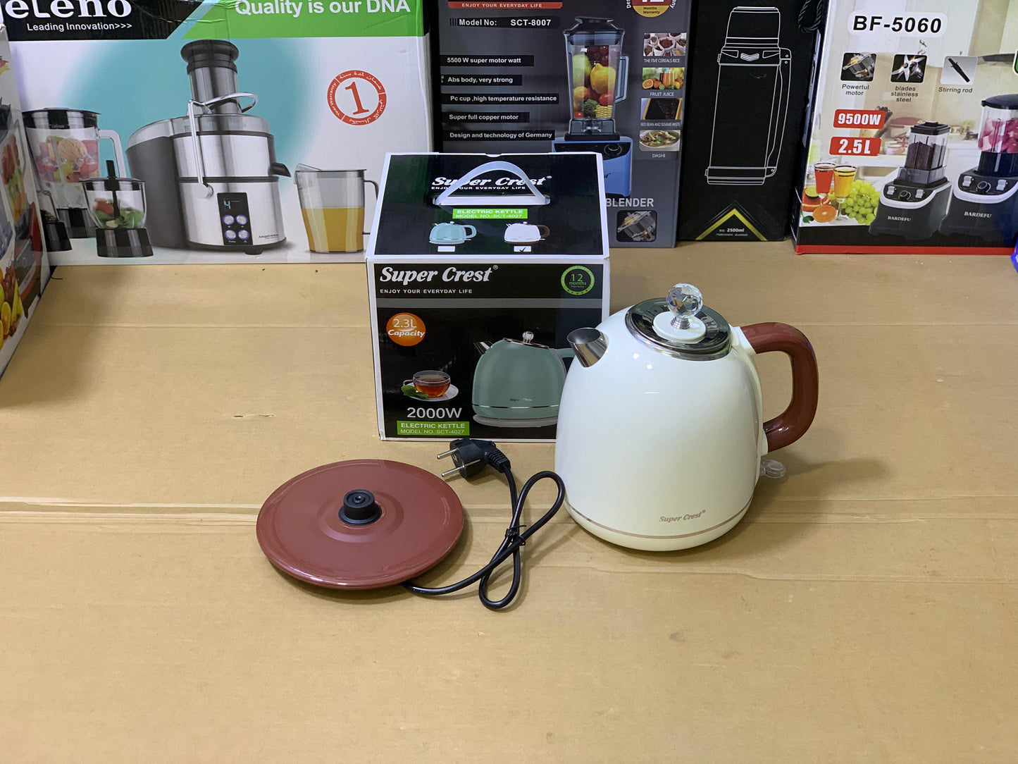 Super Crest Electric Kettle Model SCT: 4027