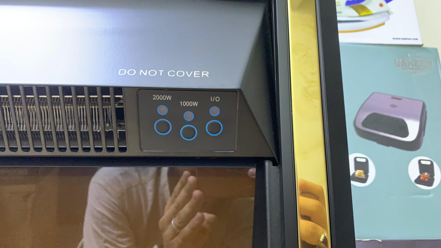 Geepas brand 3D Artificial flame electric Heater 2000 watt high quality