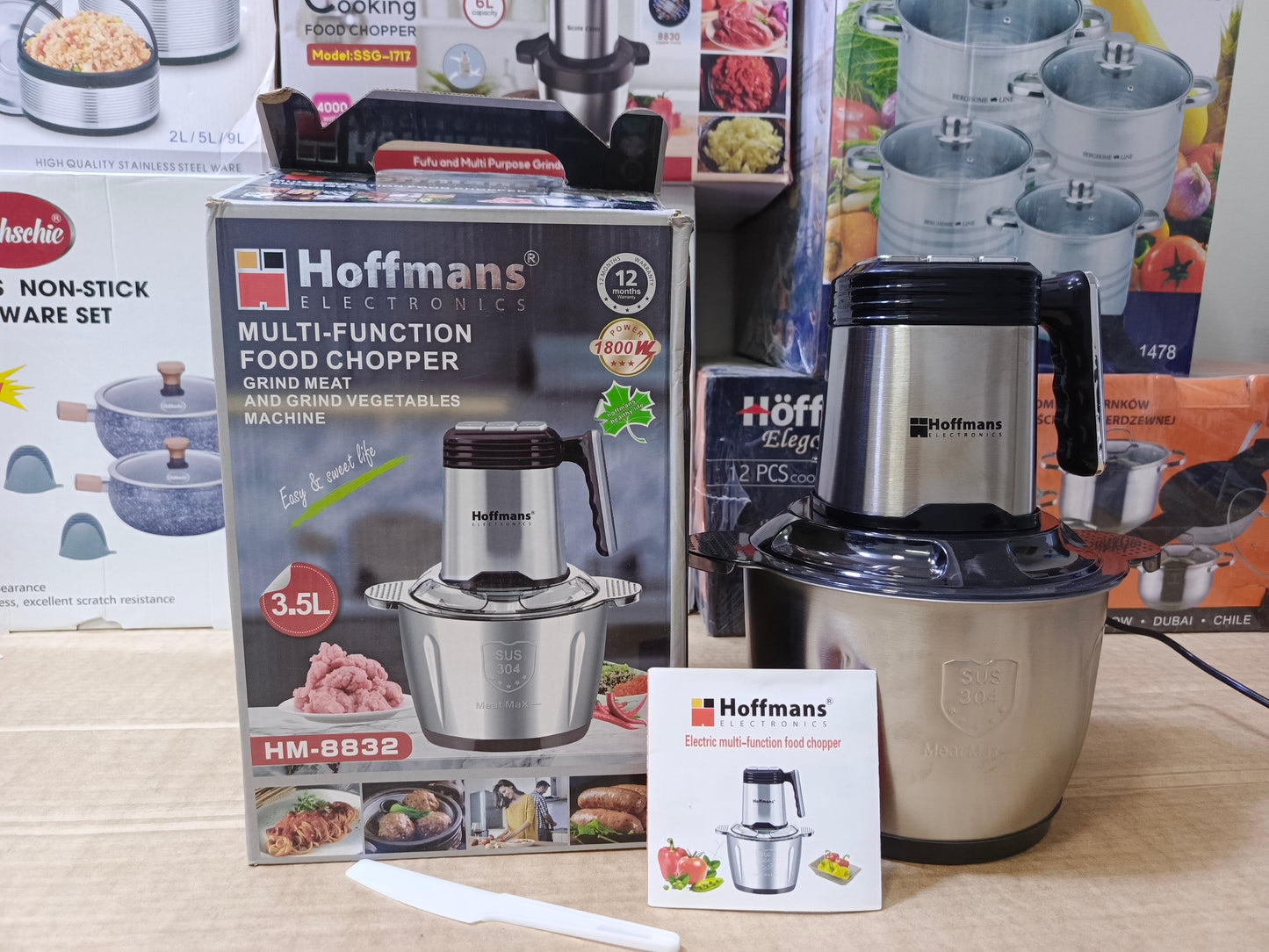 Hoffmans Meat chopper 3.5L And 1800W