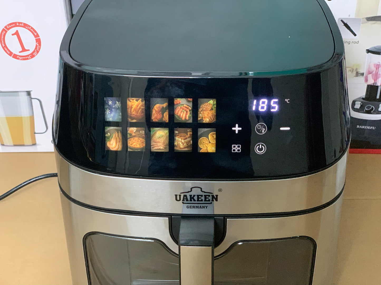 Uakeen Germany Digital Air Fryer 10L and 1800W | ZL-1706