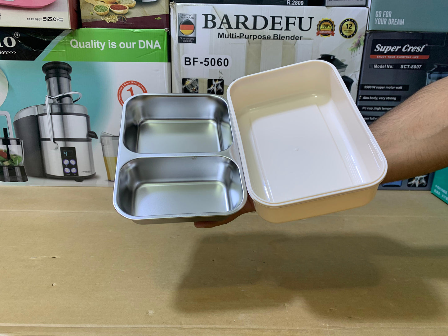 Kids Lunch Box with 2 Spoons and A tinny Container